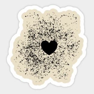 Speckled Heart Sticker